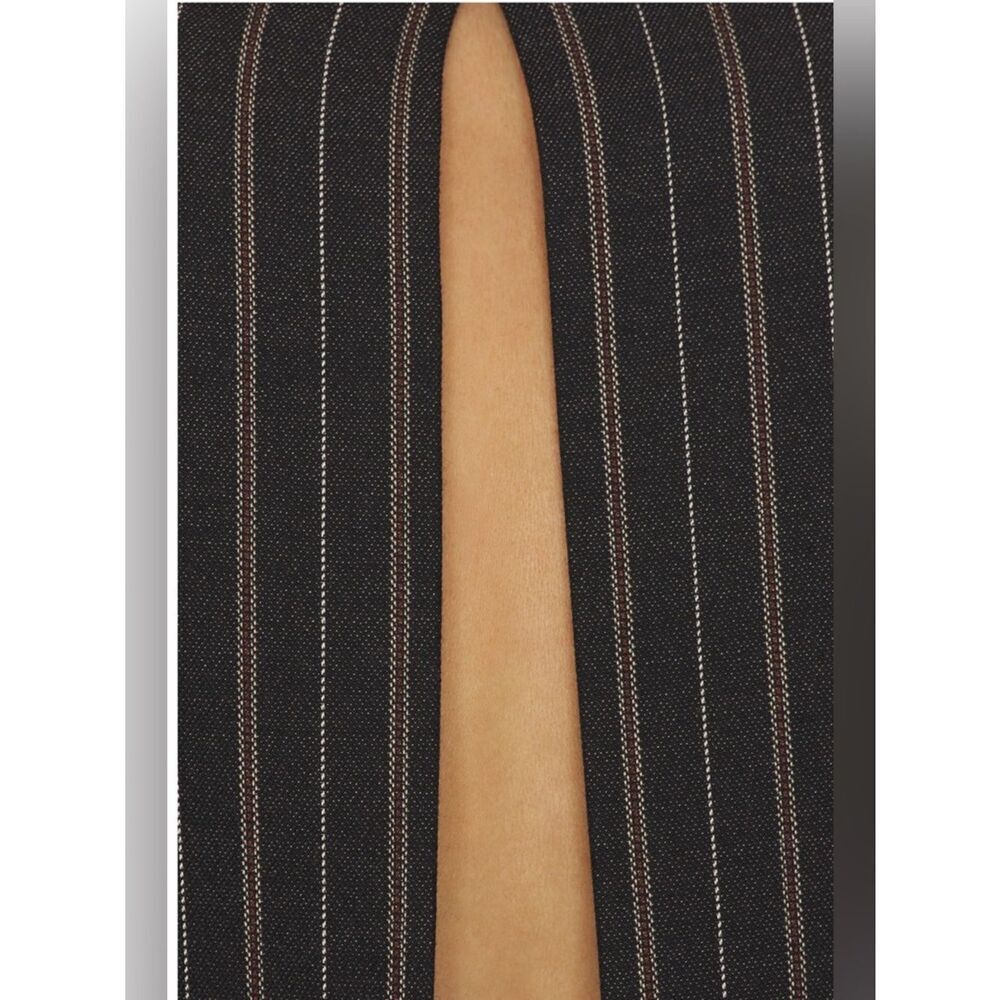 NWT HELSA Stripe Twill Boyfriend Blazer in Dark Grey Stripe - Picture 8 of 13